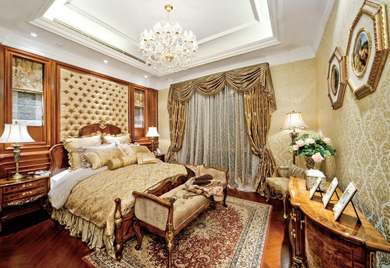 Bedroom hardcover room furniture European style