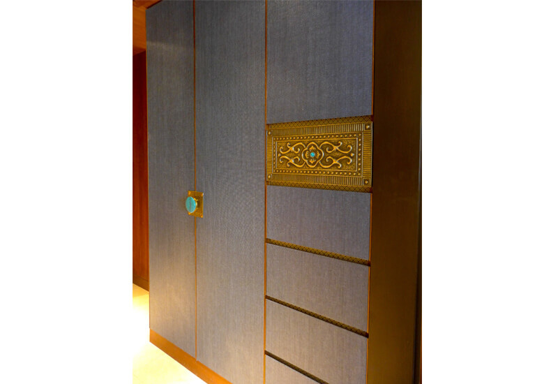 Room fixture furniture-wardrobe